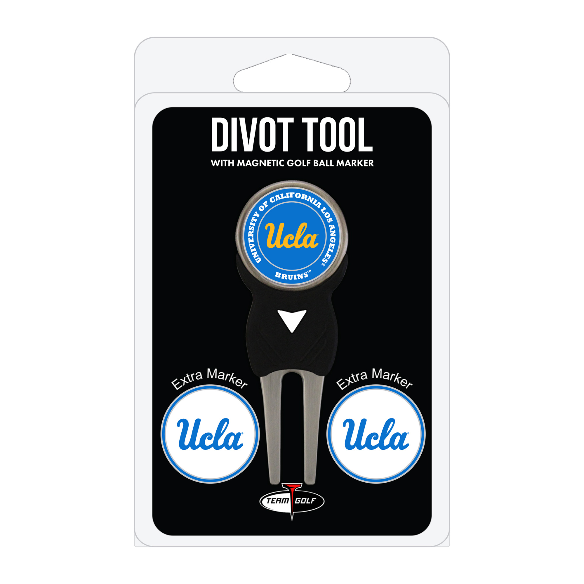 UCLA Bruins Golf Divot Tool Pack with 3 Magnetic Markers UCLA Bruins Golf Divot Tool Pack with 3 Magnetic Markers