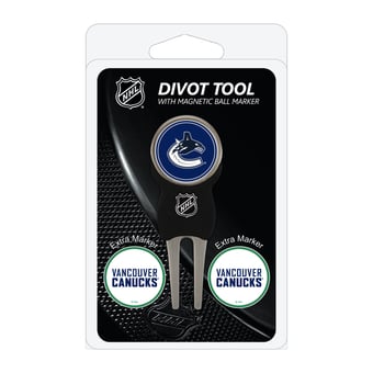 Vancouver Canucks Golf Divot Tool Pack with 3 Magnetic Markers