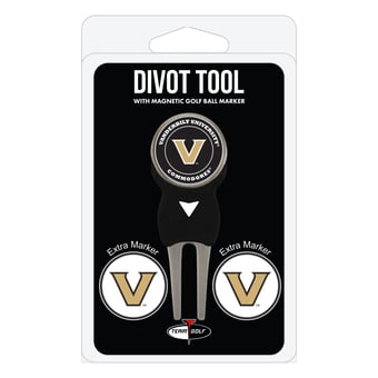 Vanderbilt Commodores Golf Divot Tool Pack with 3 Magnetic Markers