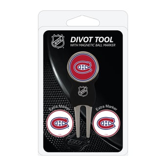 Montreal Canadiens Golf Divot Tool Pack with 3 Magnetic Markers