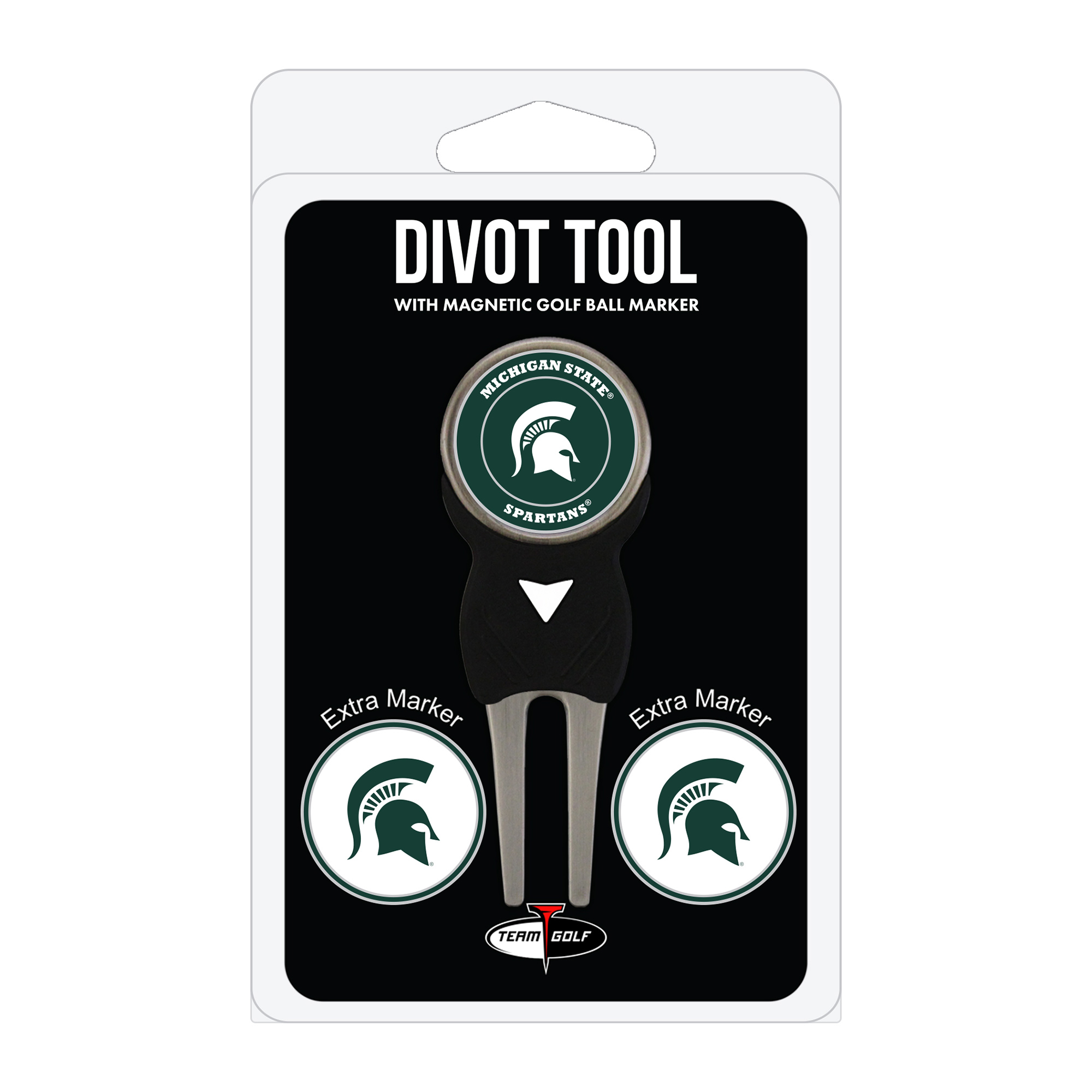 Michigan State Spartans Golf Divot Tool Pack with 3 Magnetic Markers