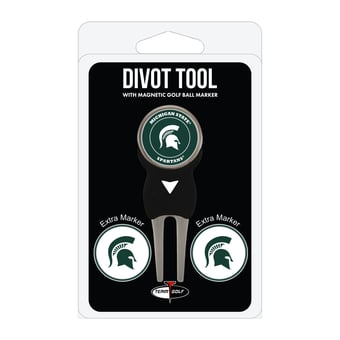 Michigan State Spartans Golf Divot Tool Pack with 3 Magnetic Markers