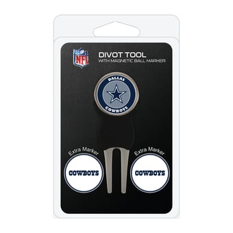 Dallas Cowboys Golf Divot Tool Pack with 3 Magnetic Markers