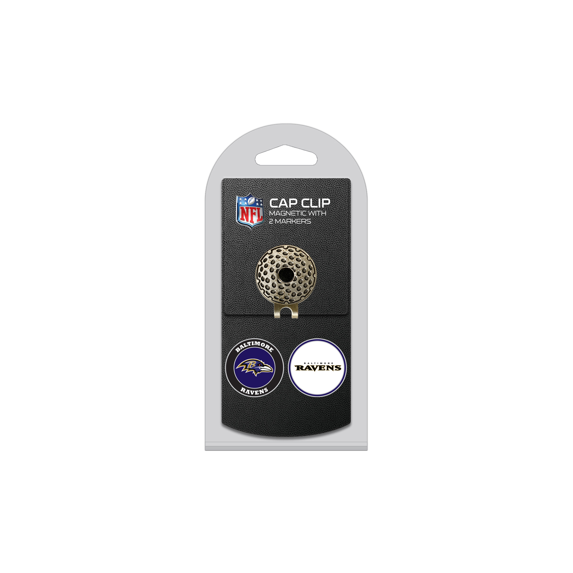 Baltimore Ravens Cap Clip with 2 Magnetic Markers Set Baltimore Ravens Cap Clip with 2 Magnetic Markers Set