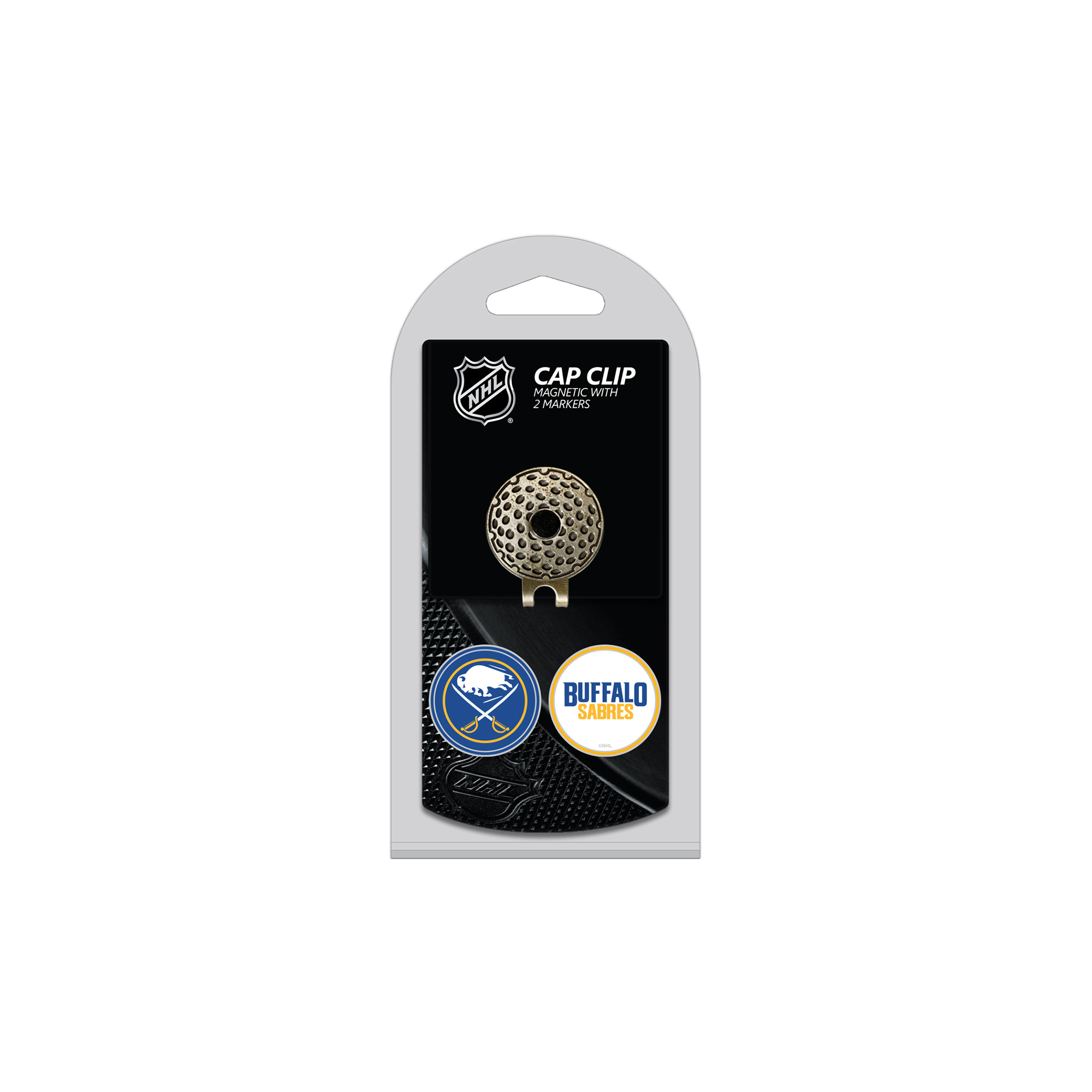 Buffalo Sabres Cap Clip with 2 Magnetic Markers Set