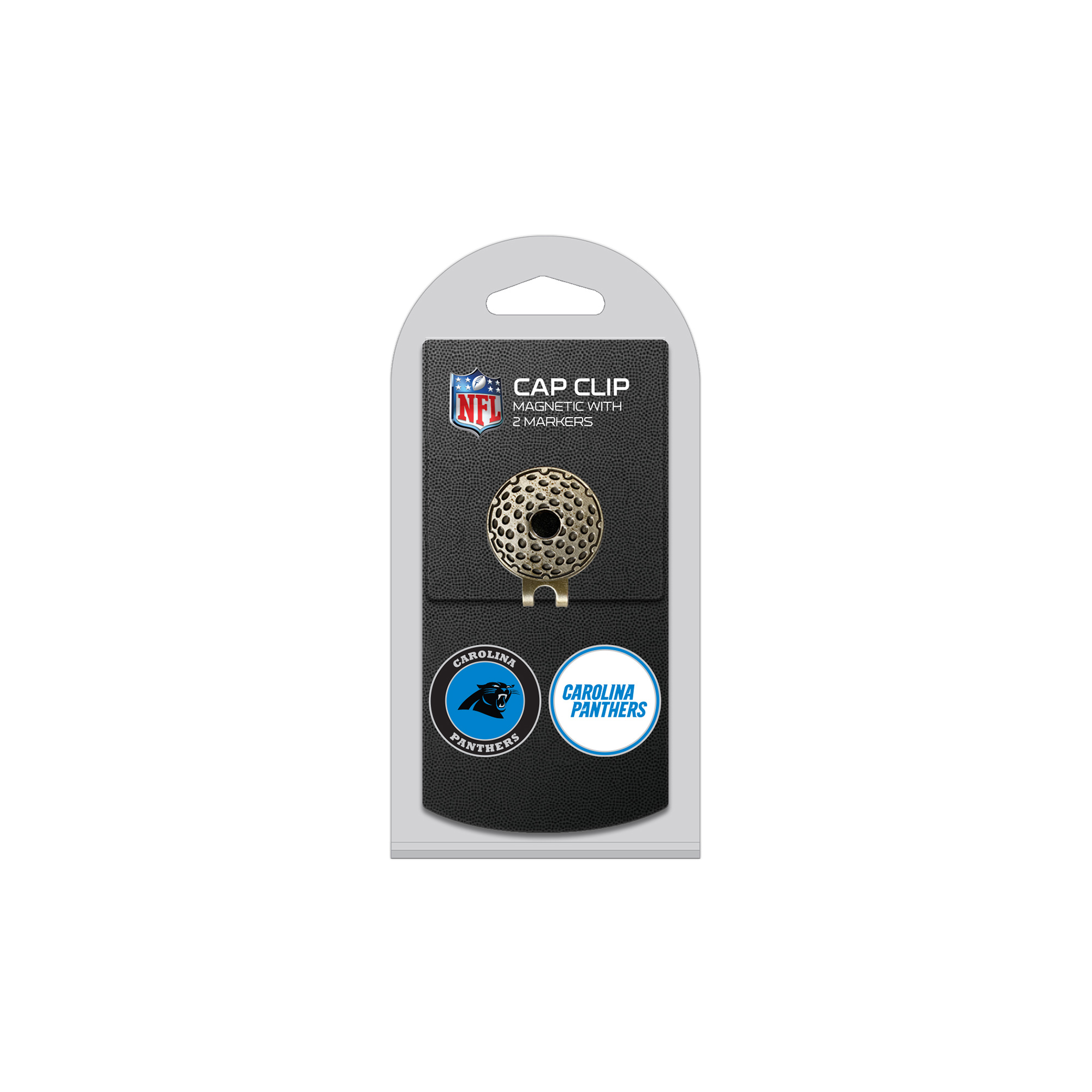 Carolina Panthers Cap Clip with 2 Magnetic Markers Set