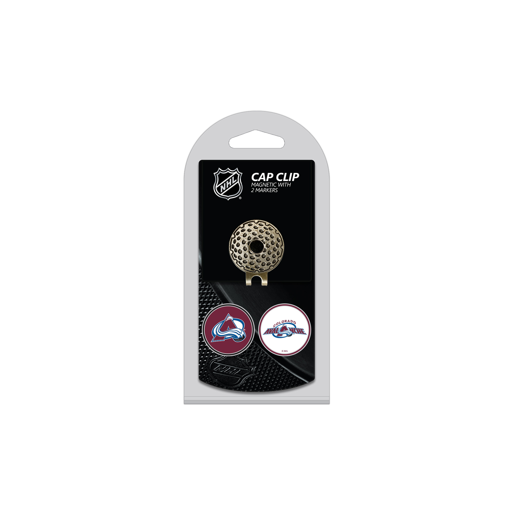 Colorado Avalanche Cap Clip with 2 Magnetic Markers Set Colorado Avalanche Cap Clip with 2 Magnetic Markers Set