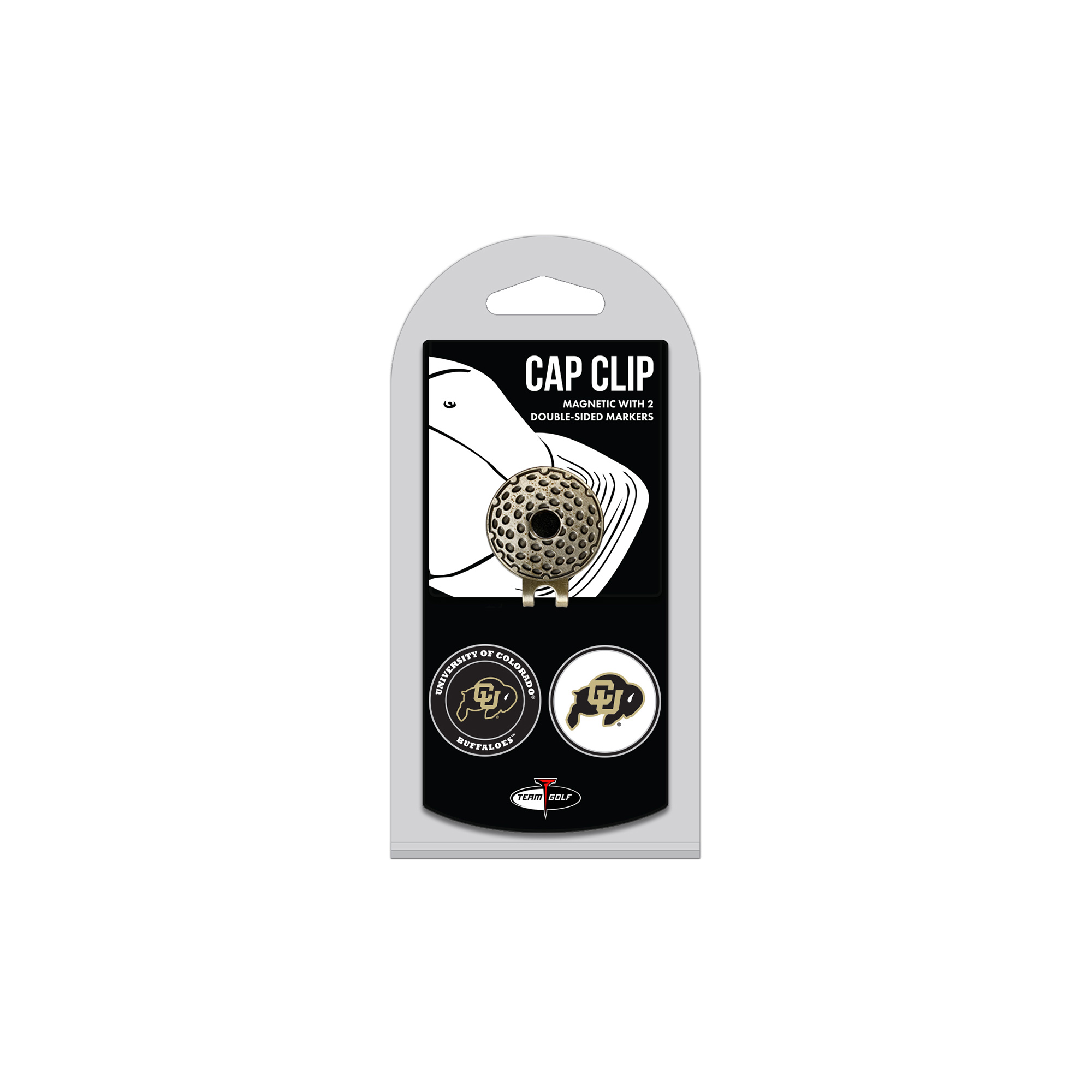 Colorado Buffaloes Cap Clip with 2 Magnetic Markers Set