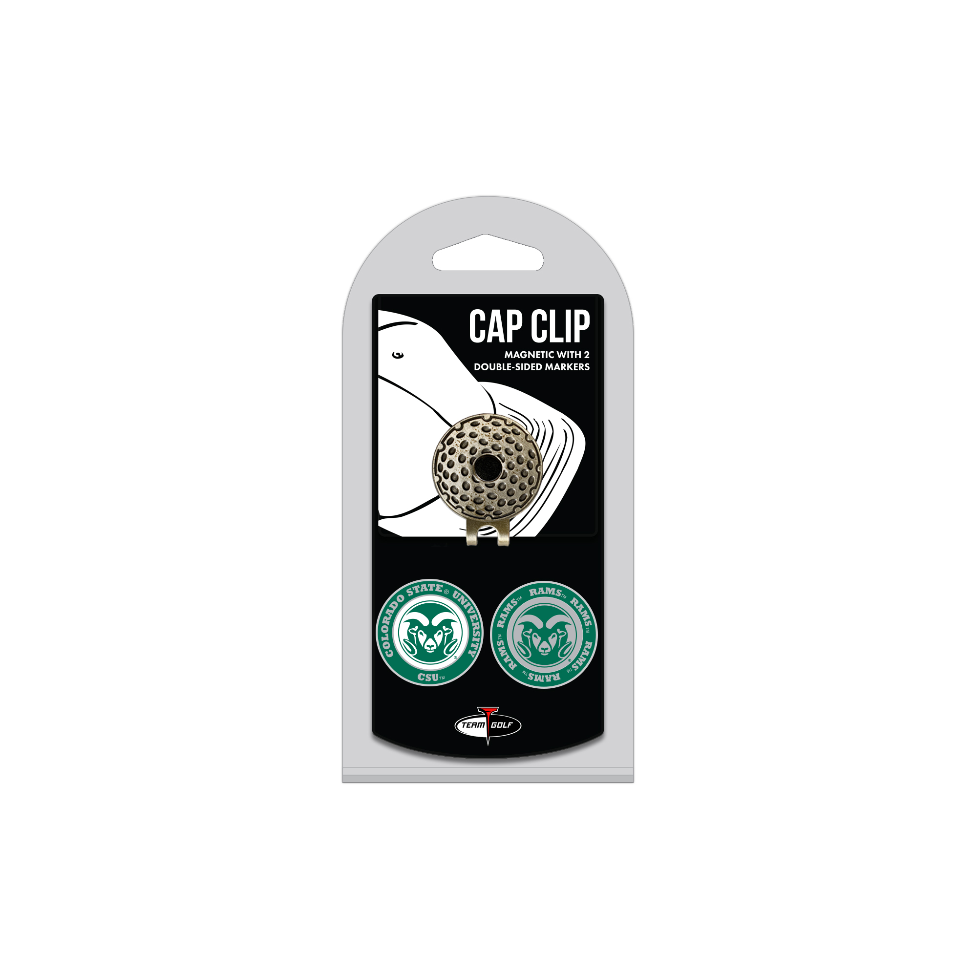 Colorado State Rams Cap Clip with 2 Magnetic Markers Set