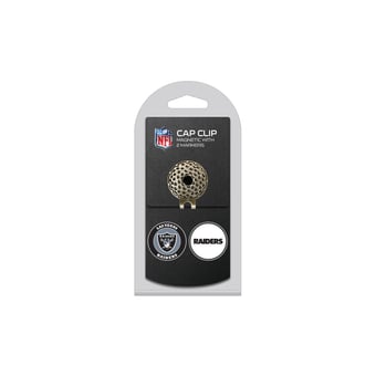 Las Vegas Raiders Cap Clip with 2 Magnetic Markers Set