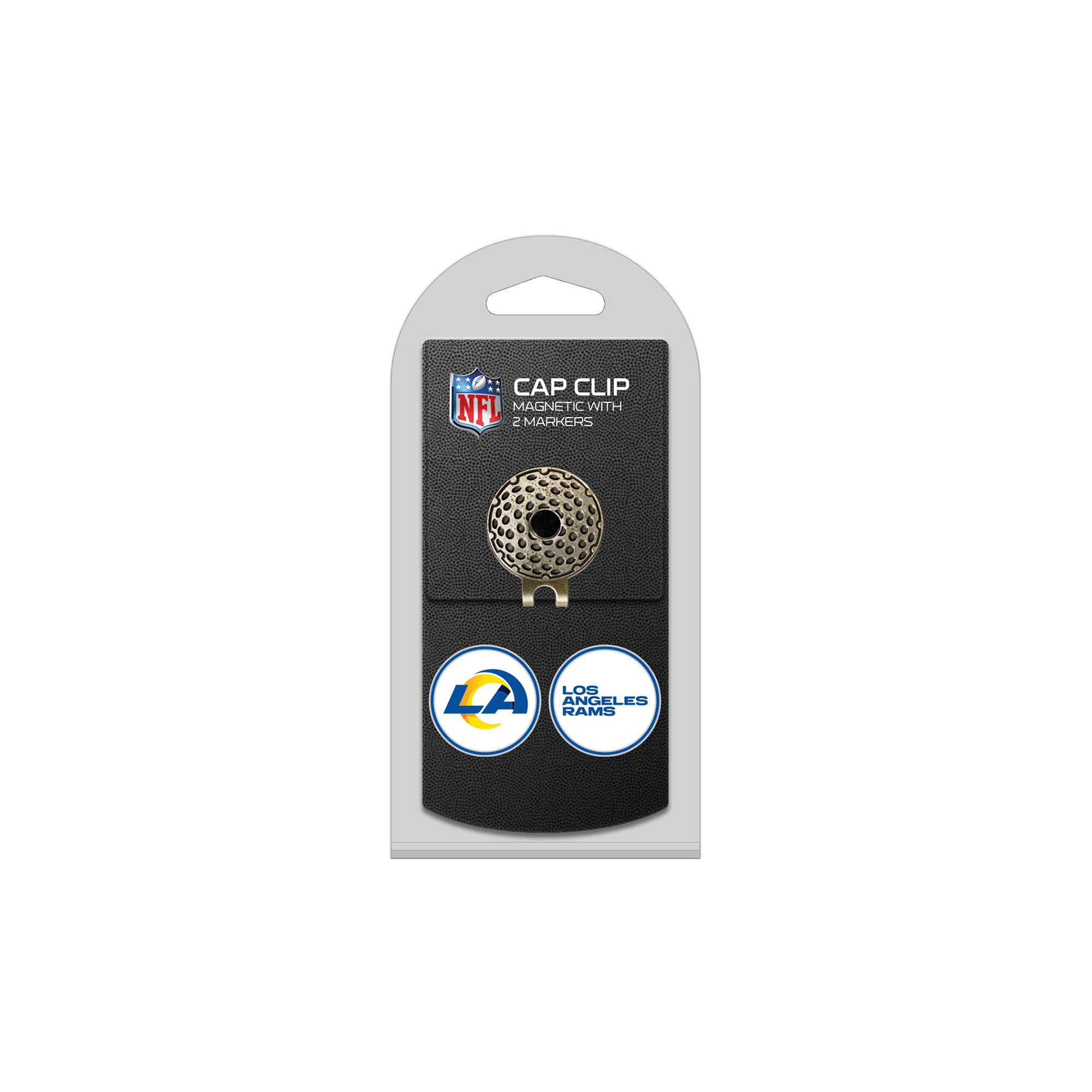 Los Angeles Rams Cap Clip with 2 Magnetic Markers Set