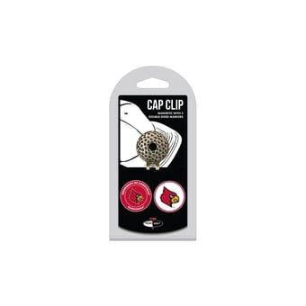 Louisville Cardinals Cap Clip with 2 Magnetic Markers Set