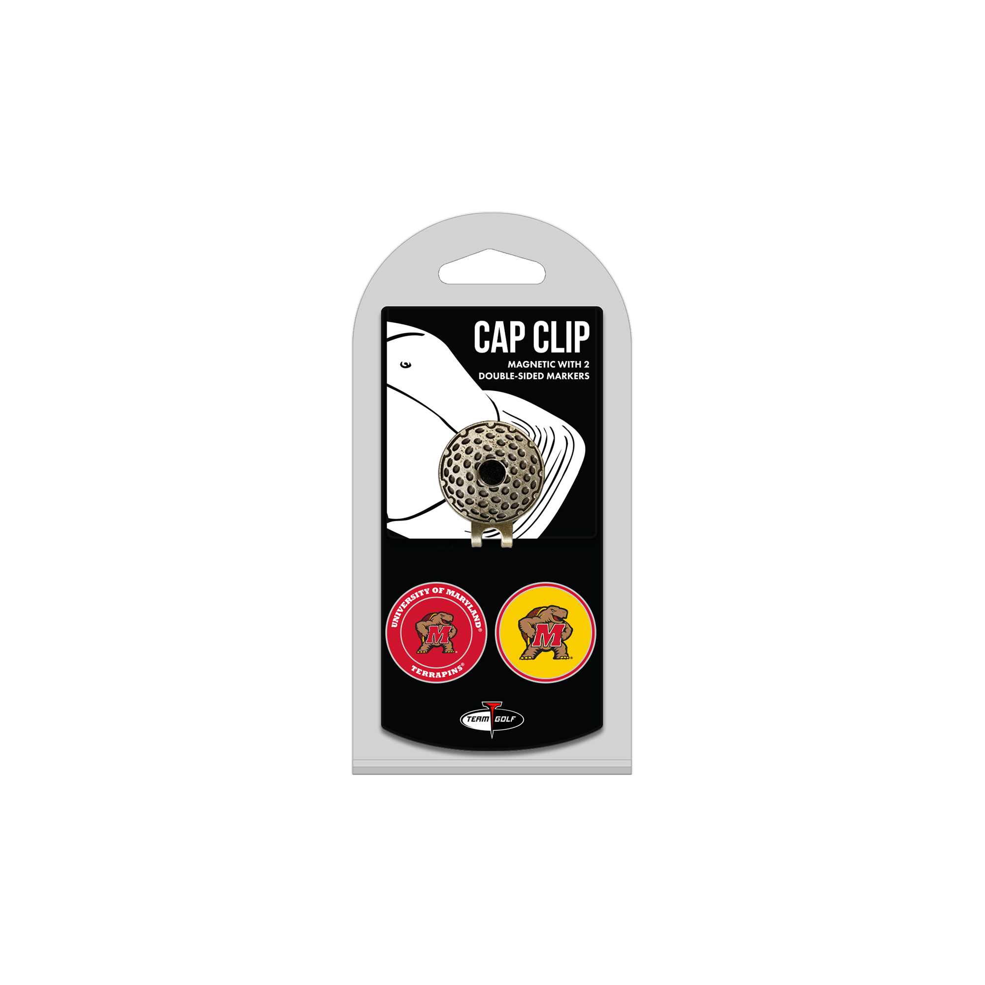 Maryland Terrapins Cap Clip with 2 Magnetic Markers Set