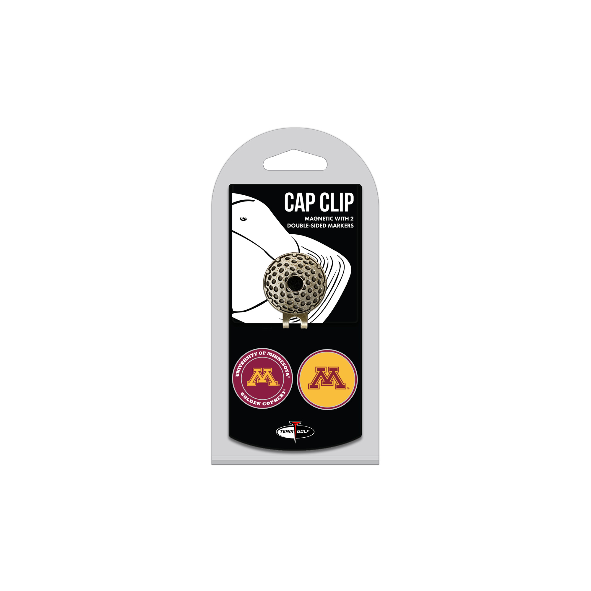 Minnesota Golden Gophers Cap Clip with 2 Magnetic Markers Set