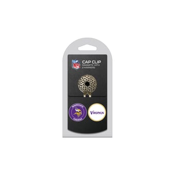 Minnesota Vikings Cap Clip with 2 Magnetic Markers Set