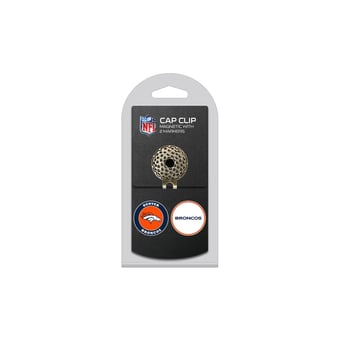 Denver Broncos Cap Clip with 2 Magnetic Markers Set