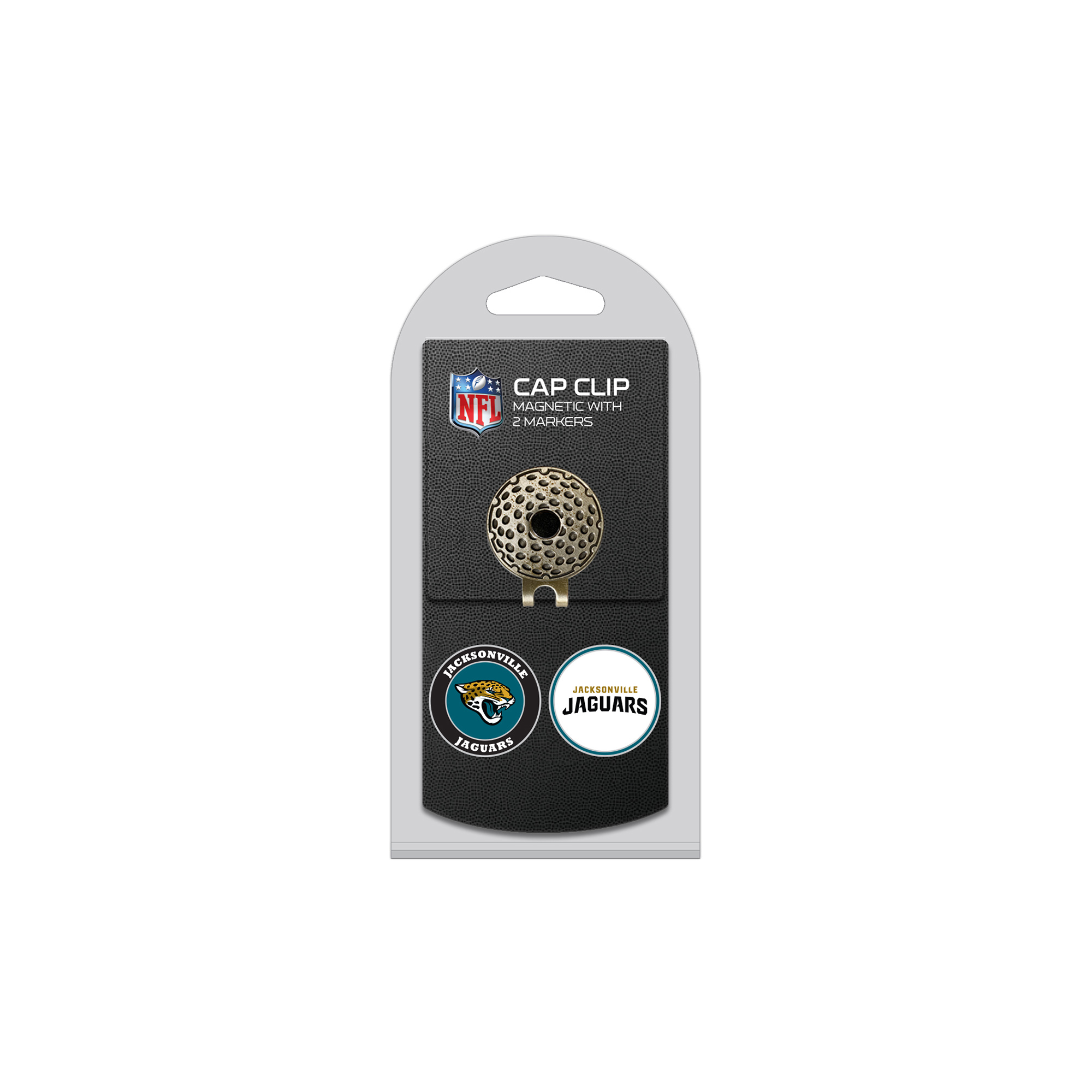 Jacksonville Jaguars Cap Clip with 2 Magnetic Markers Set