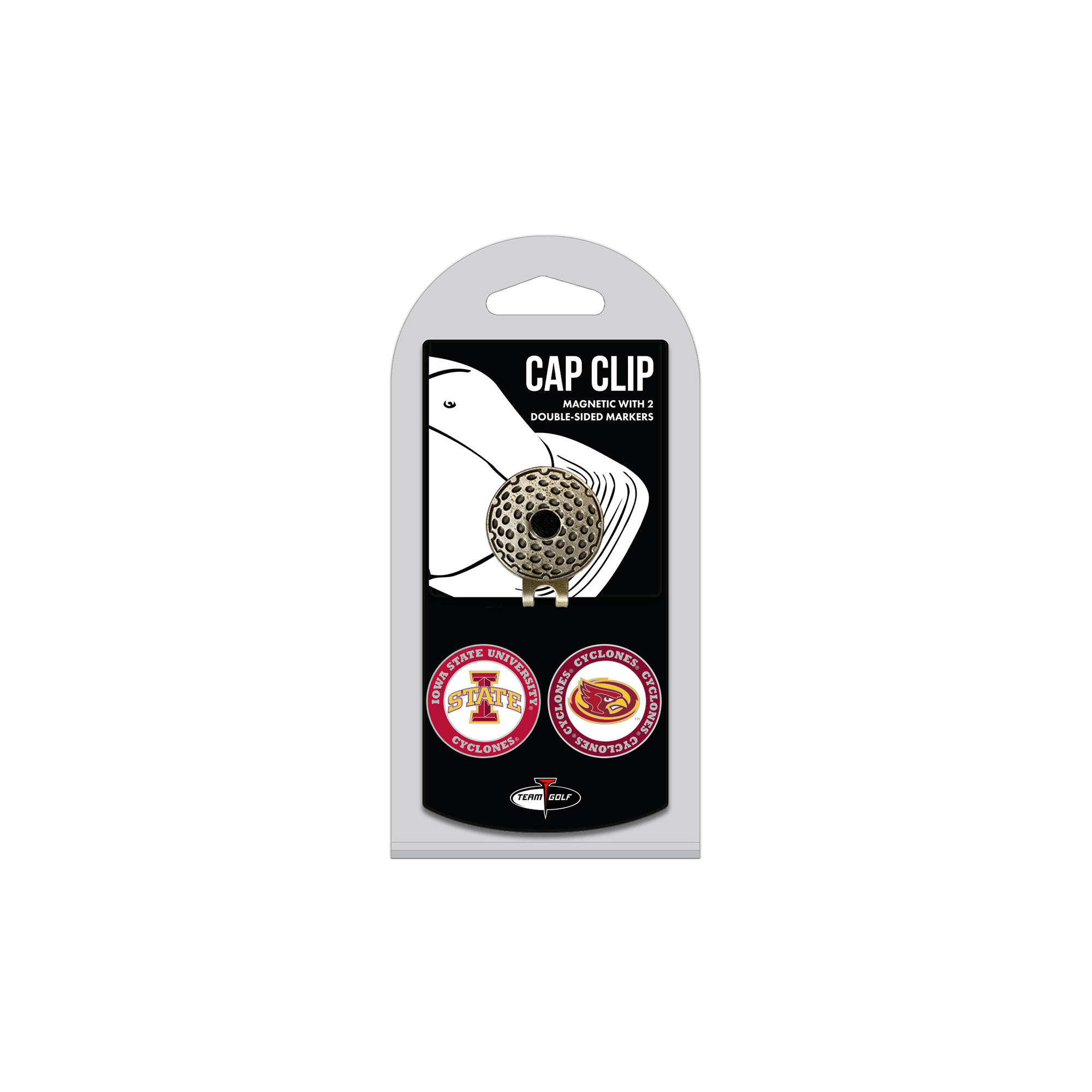 Iowa State Cyclones Cap Clip with 2 Magnetic Markers Set
