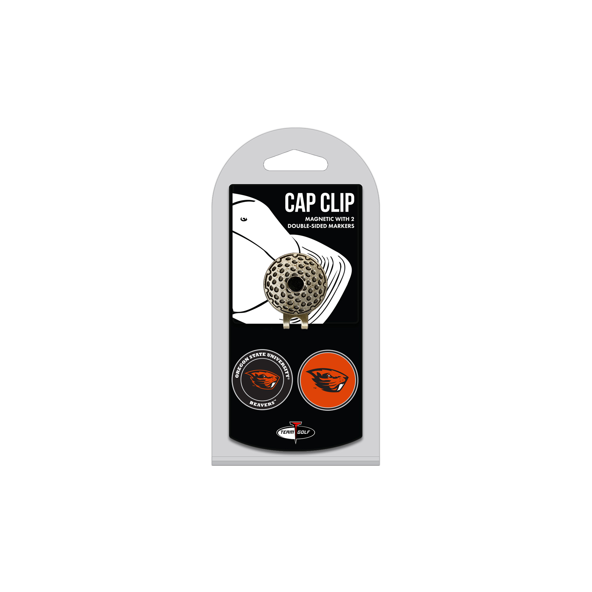 Oregon State Beavers Cap Clip with 2 Magnetic Markers Set