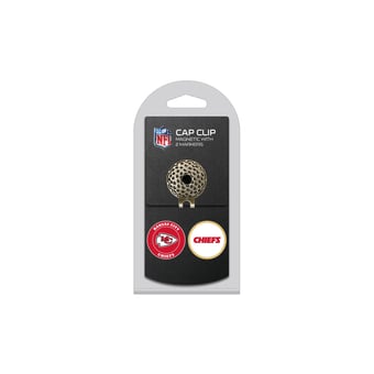 Kansas City Chiefs Cap Clip with 2 Magnetic Markers Set