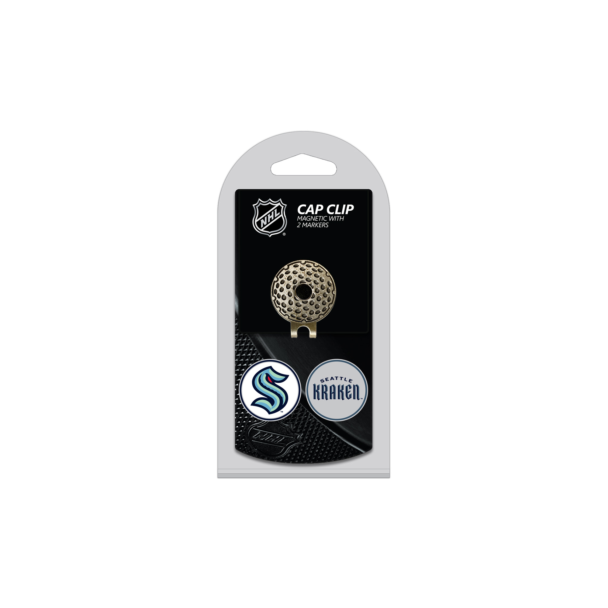Seattle Kraken Cap Clip with 2 Magnetic Markers Set Seattle Kraken Cap Clip with 2 Magnetic Markers Set