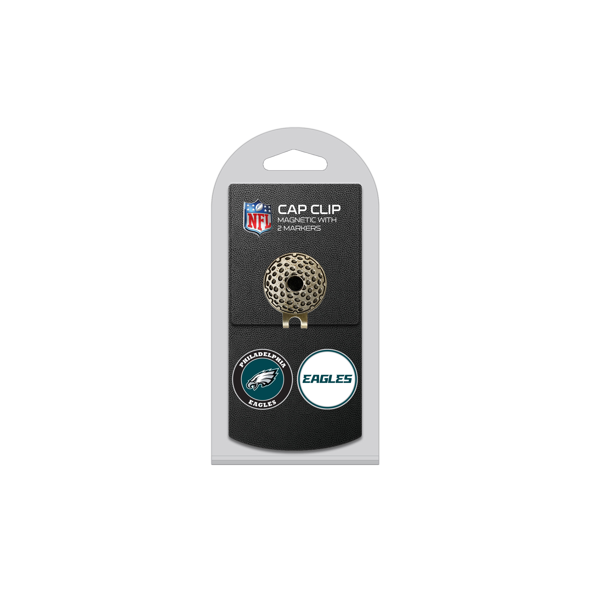 Philadelphia Eagles Cap Clip with 2 Magnetic Markers Set