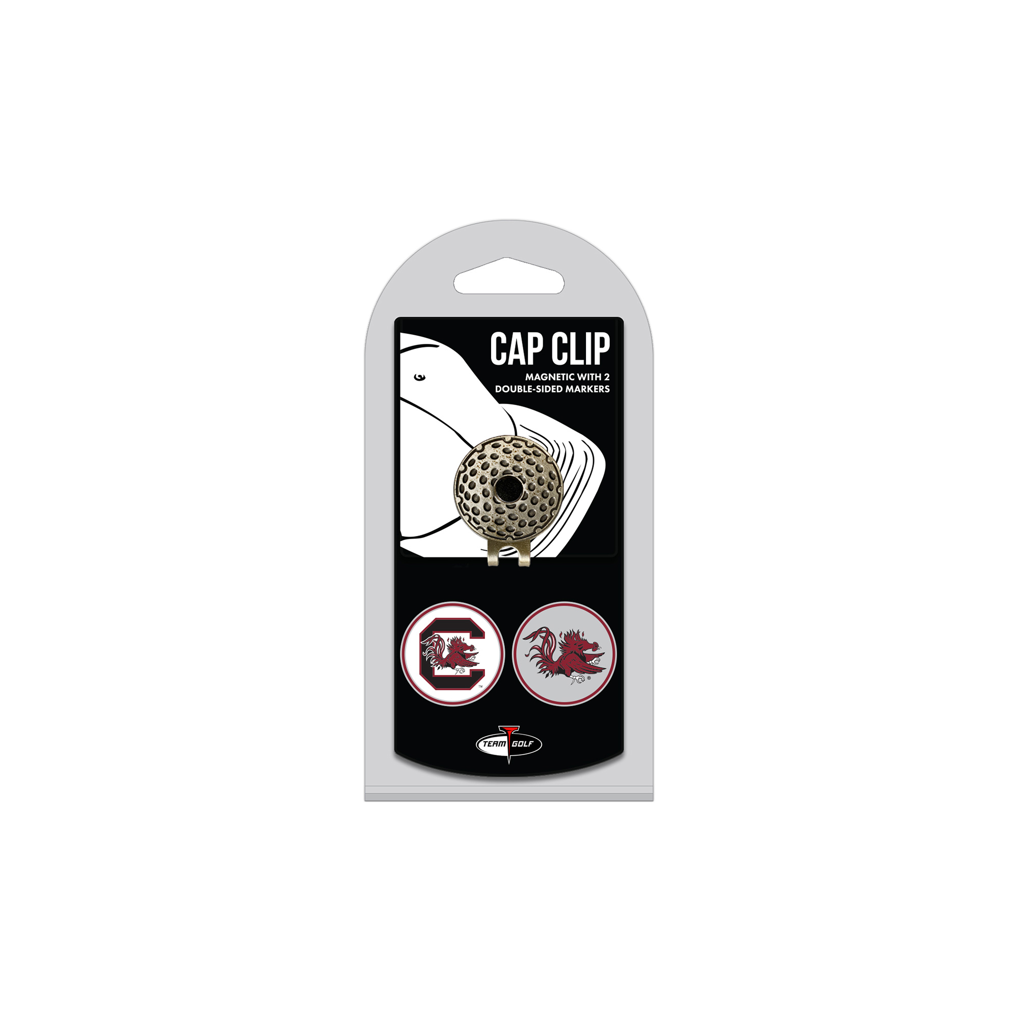 South Carolina Gamecocks Cap Clip with 2 Magnetic Markers Set