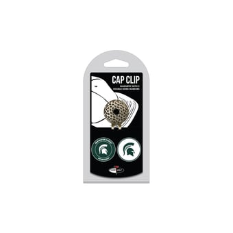 Michigan State Spartans Cap Clip with 2 Magnetic Markers Set