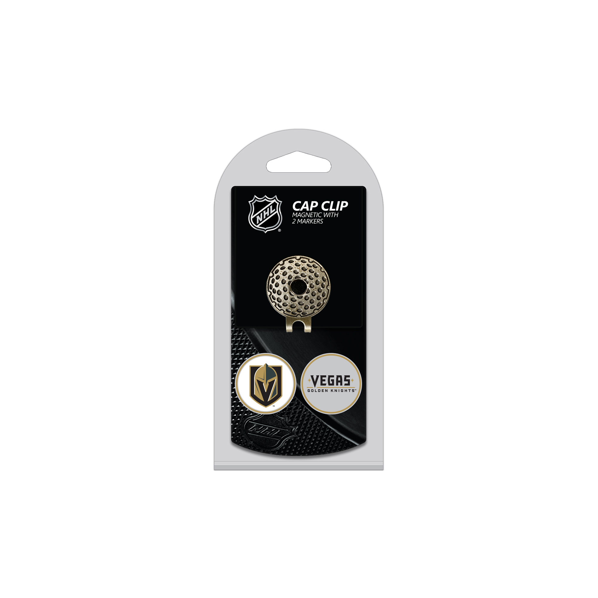 Vegas Golden Knights Cap Clip with 2 Magnetic Markers Set