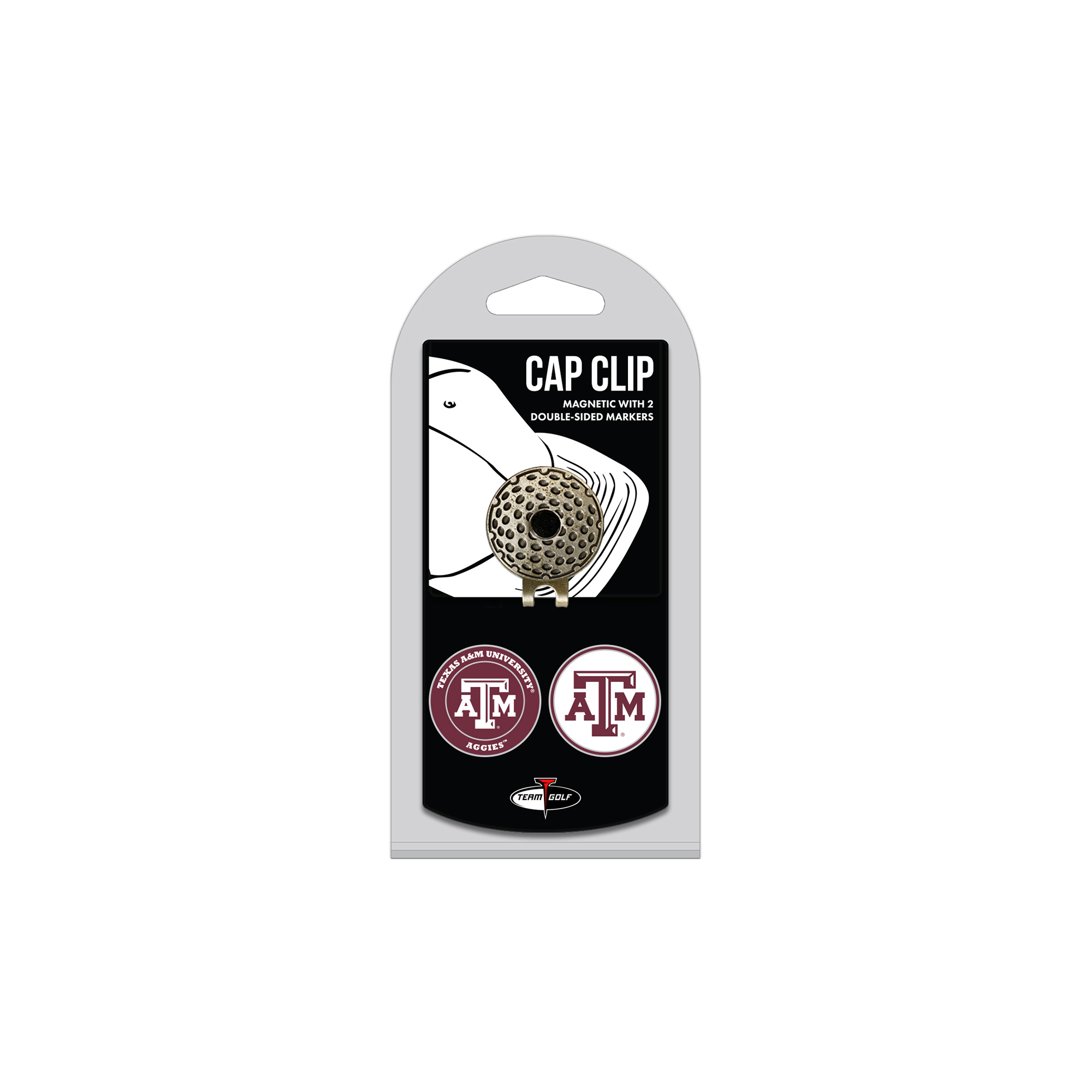 Texas A&M Aggies Cap Clip with 2 Magnetic Markers Set