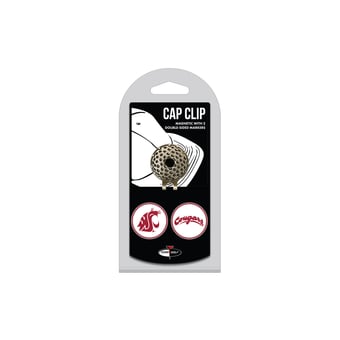 Washington State Cougars Cap Clip with 2 Magnetic Markers Set