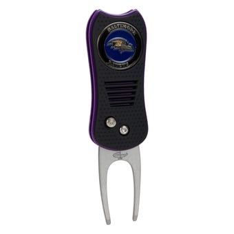 Baltimore Ravens Switchblade Divot Tool With Magnetic Ball Marker