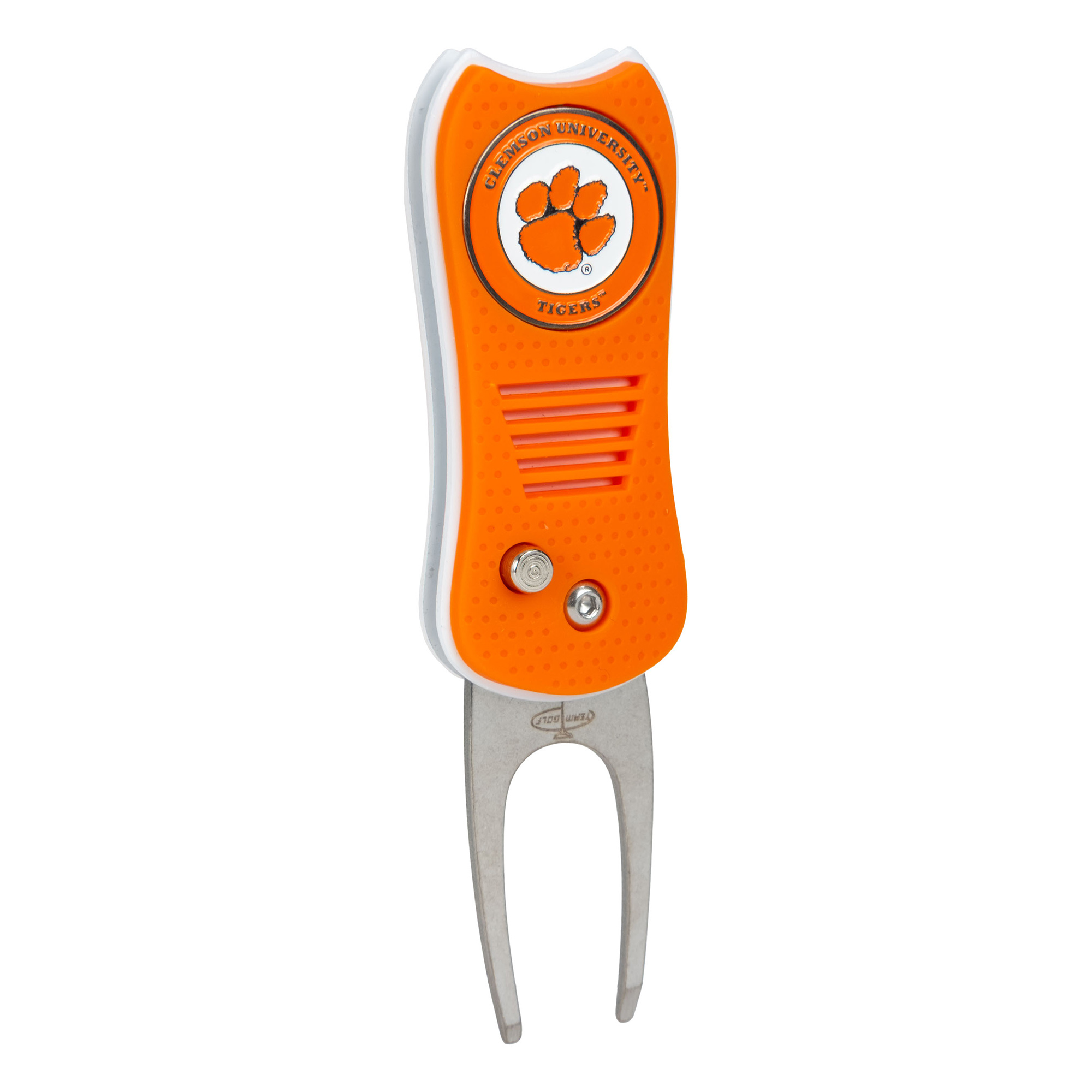 Clemson Tigers Switchblade Divot Tool With Magnetic Ball Marker Clemson Tigers Switchblade Divot Tool With Magnetic Ball Marker