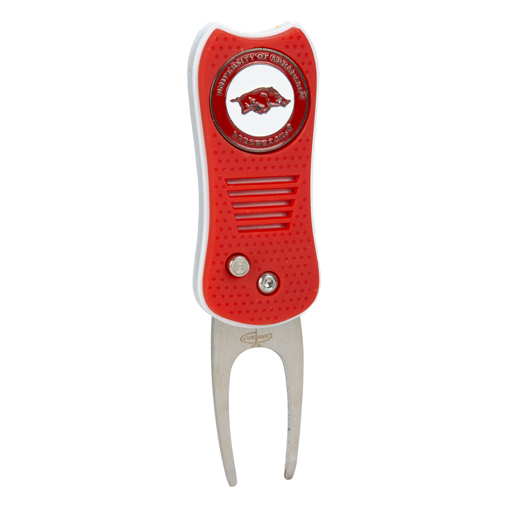 Arkansas Razorbacks Switchblade Divot Tool With Magnetic Ball Marker