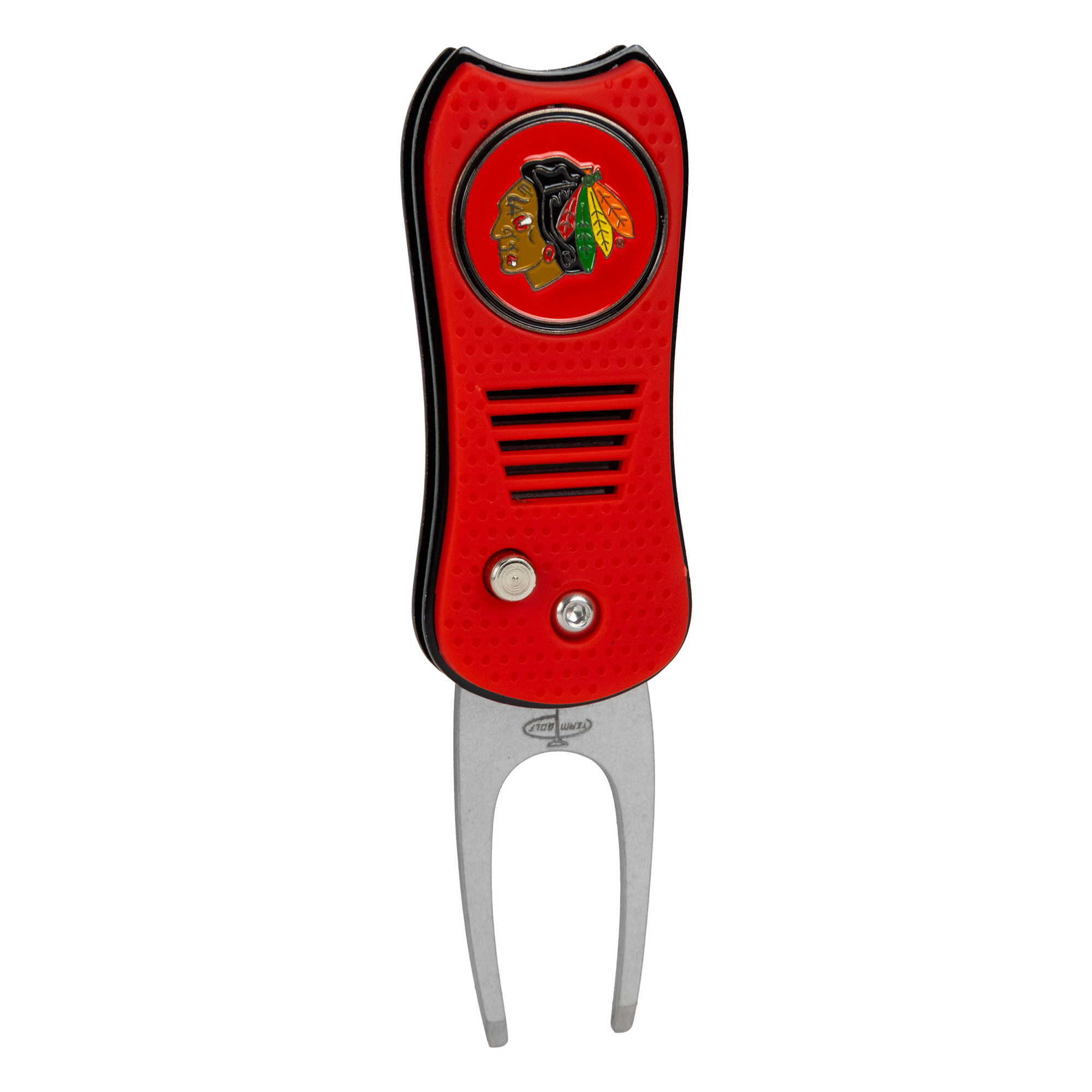 Chicago Blackhawks Switchblade Divot Tool With Magnetic Ball Marker