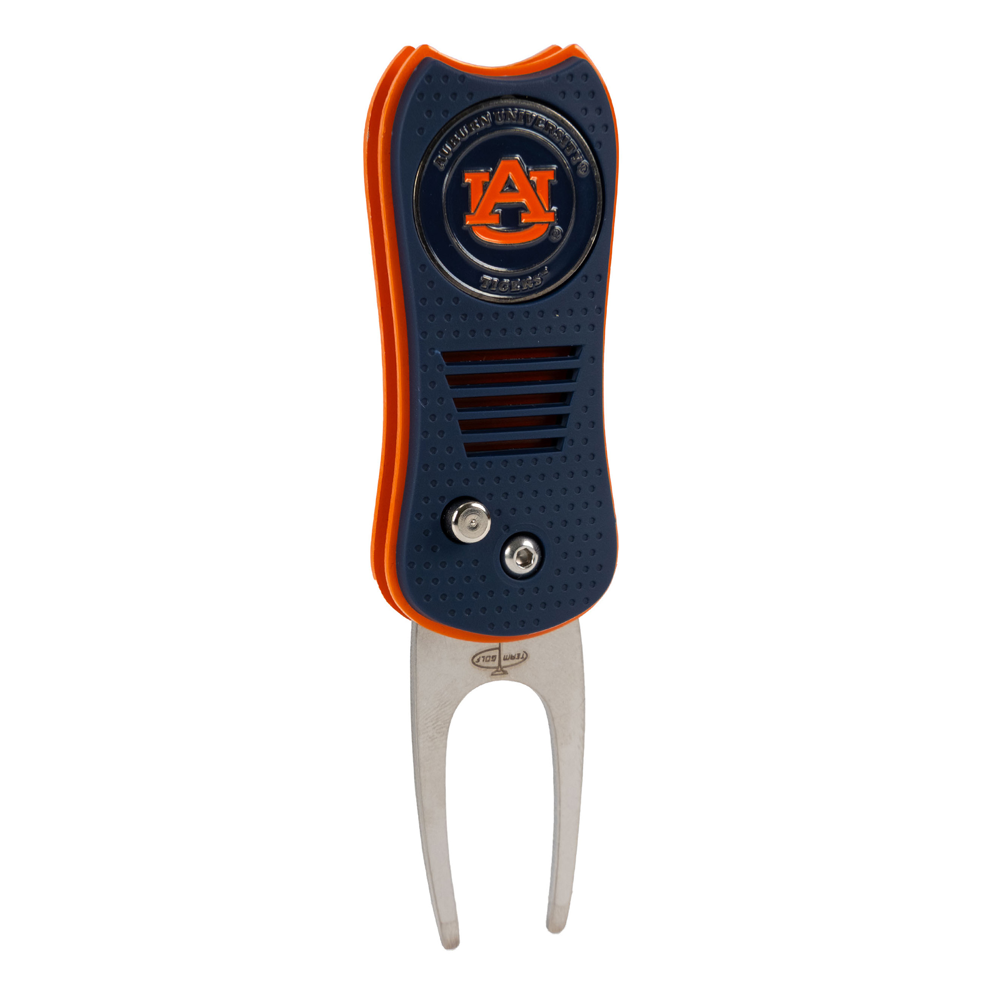 Auburn Tigers Switchblade Divot Tool With Magnetic Ball Marker Auburn Tigers Switchblade Divot Tool With Magnetic Ball Marker
