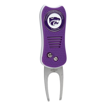Kansas State Wildcats Switchblade Divot Tool With Magnetic Ball Marker