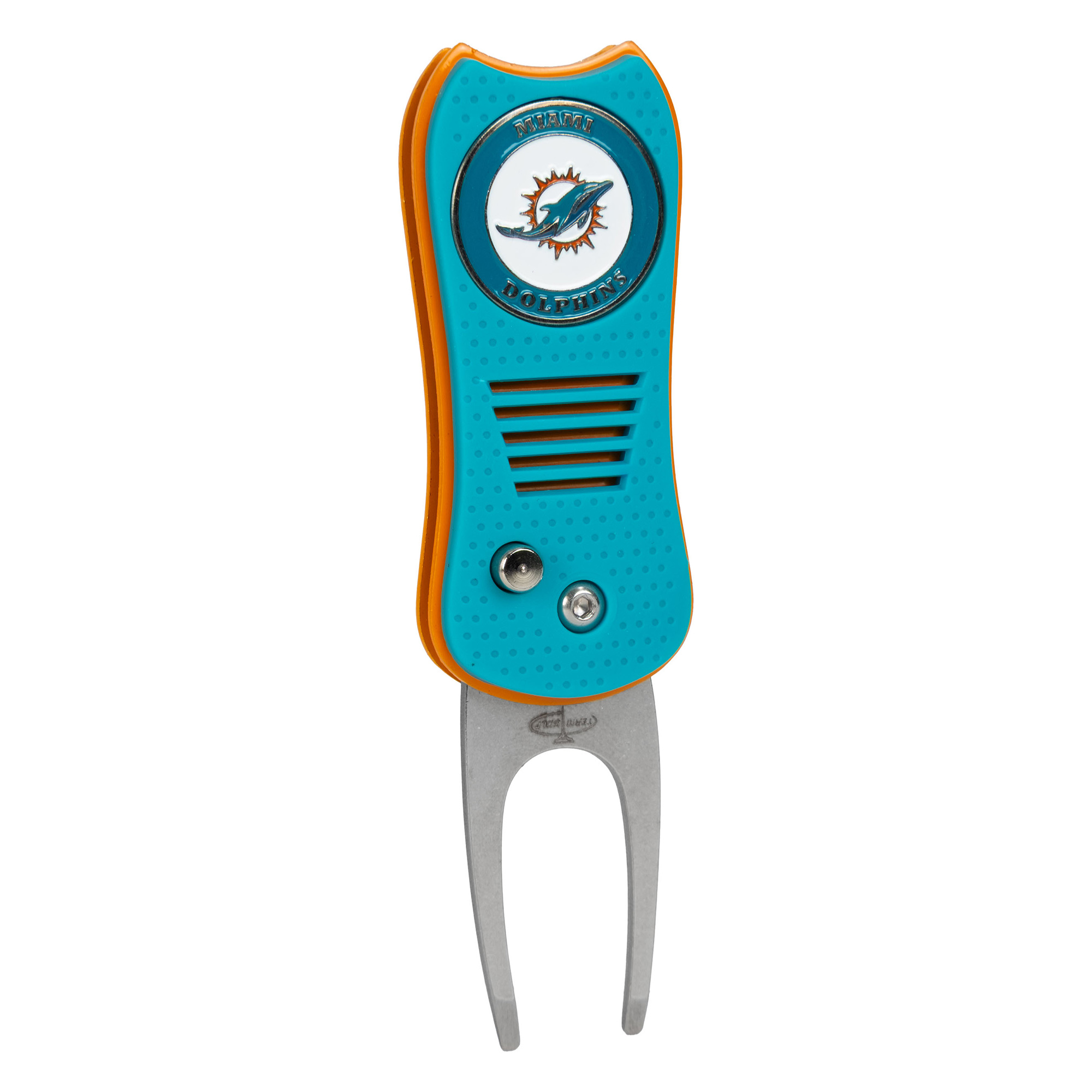 Miami Dolphins Switchblade Divot Tool With Magnetic Ball Marker