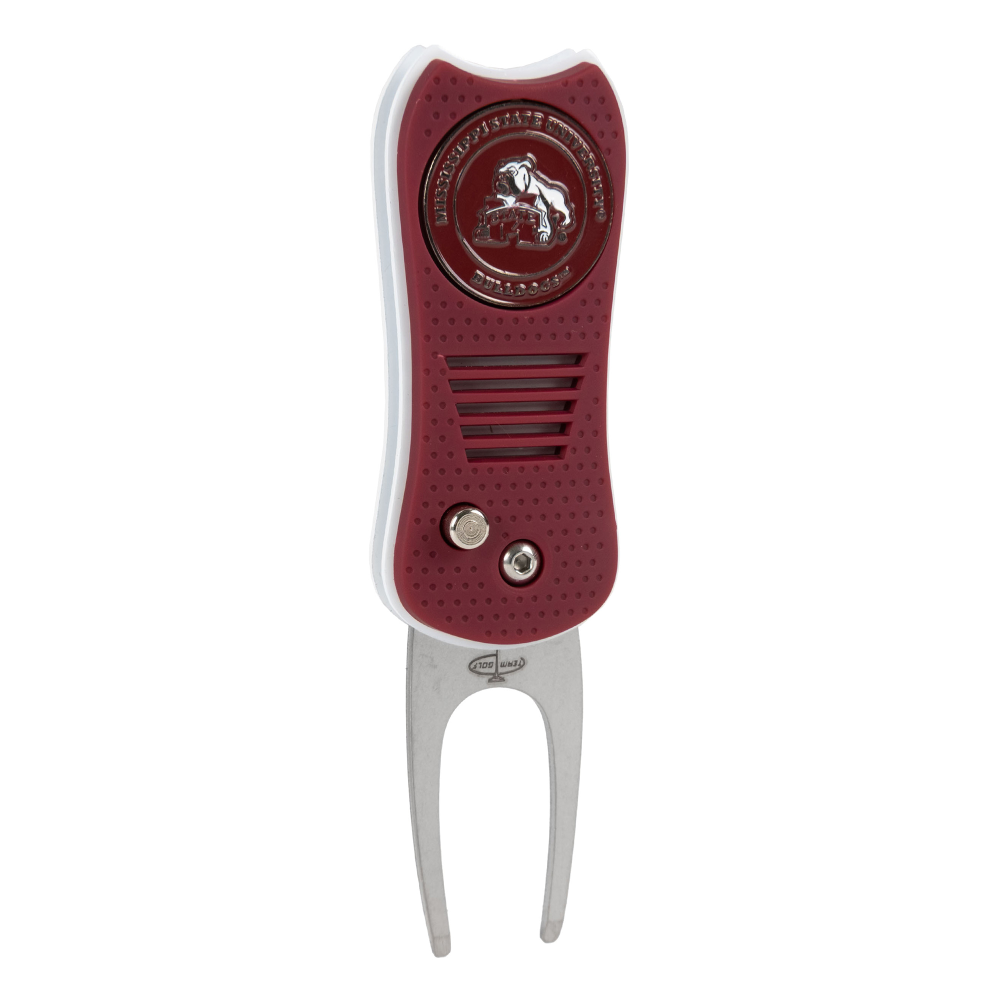 Mississippi State Bulldogs Switchblade Divot Tool With Magnetic Ball Marker