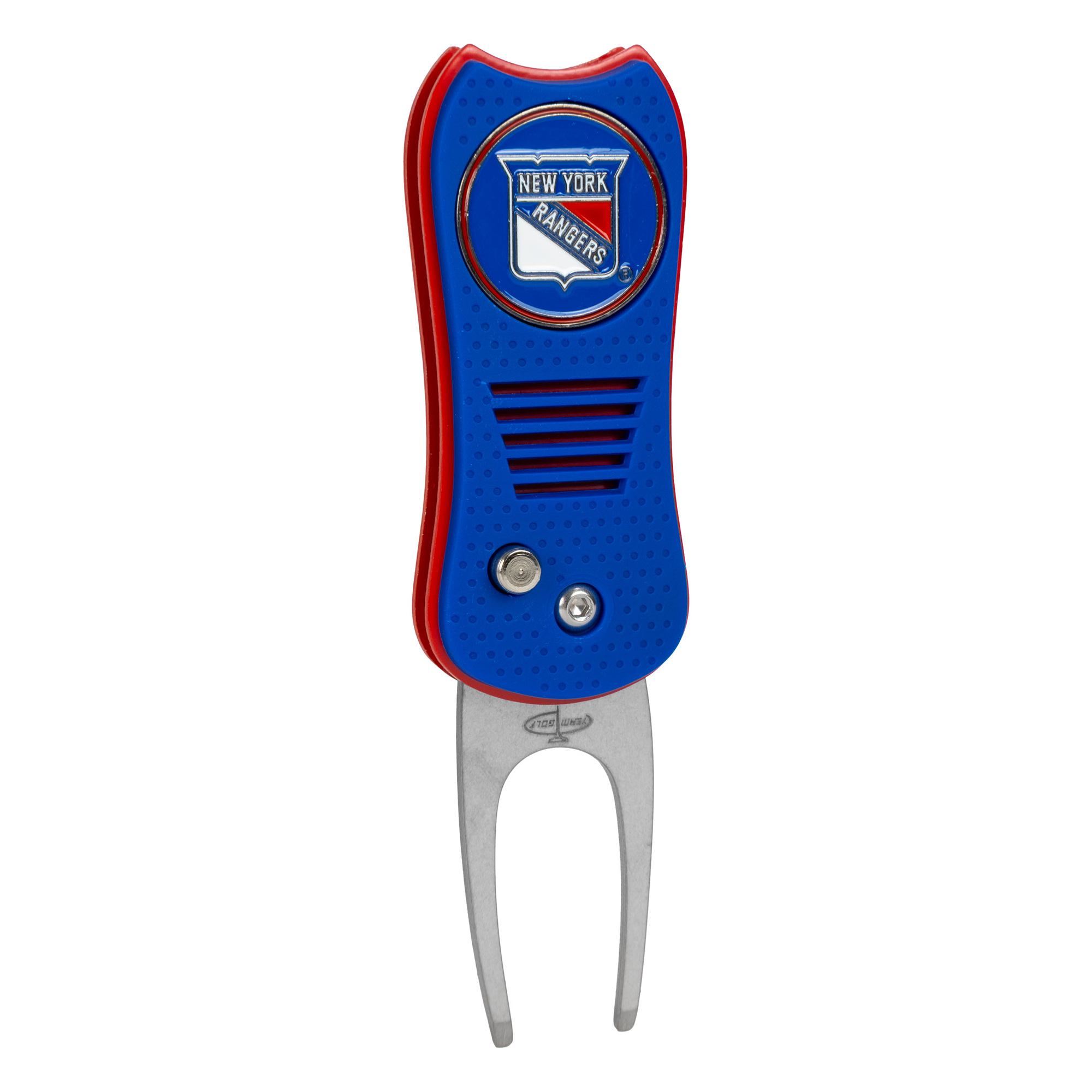 New York Rangers Switchblade Divot Tool With Magnetic Ball Marker