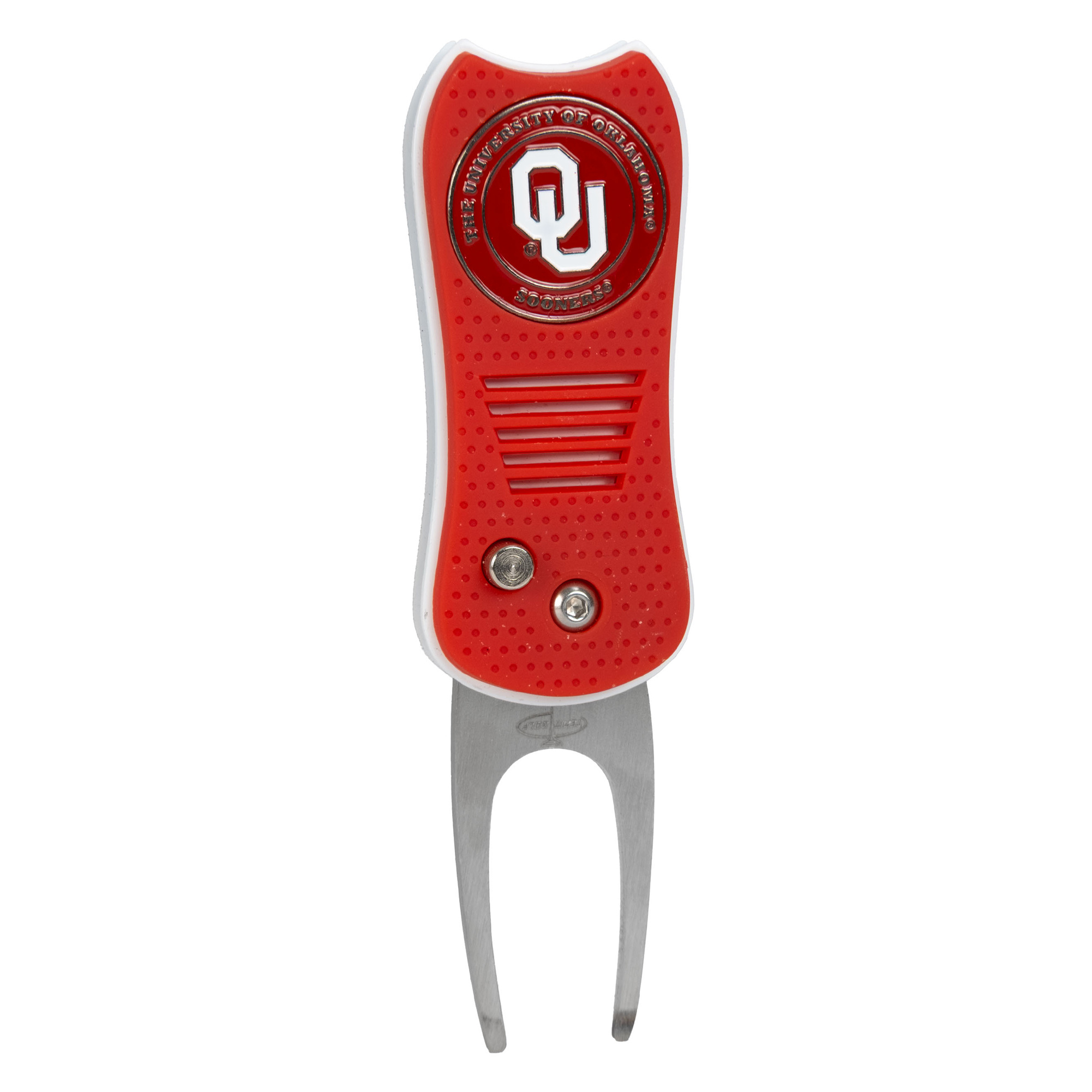 Oklahoma Sooners Switchblade Divot Tool With Magnetic Ball Marker