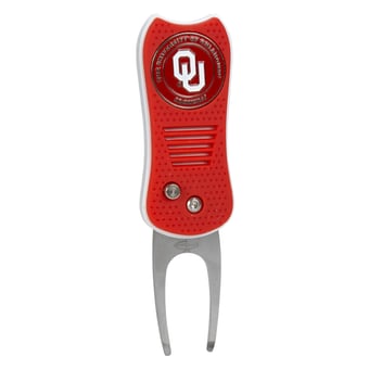 Oklahoma Sooners Switchblade Divot Tool With Magnetic Ball Marker