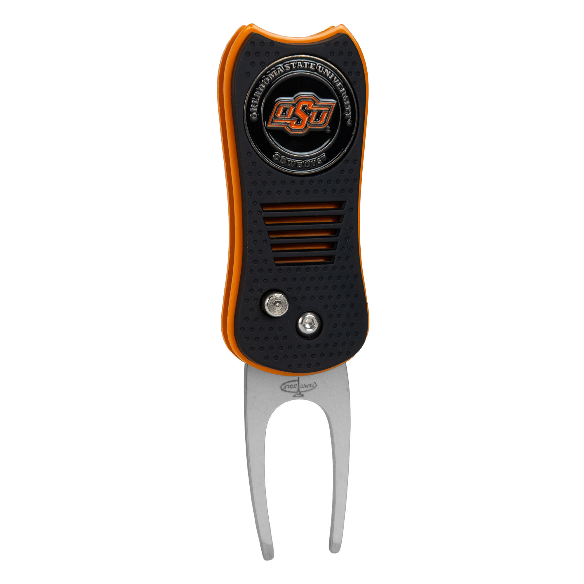 Oklahoma State Cowboys Switchblade Divot Tool With Magnetic Ball Marker