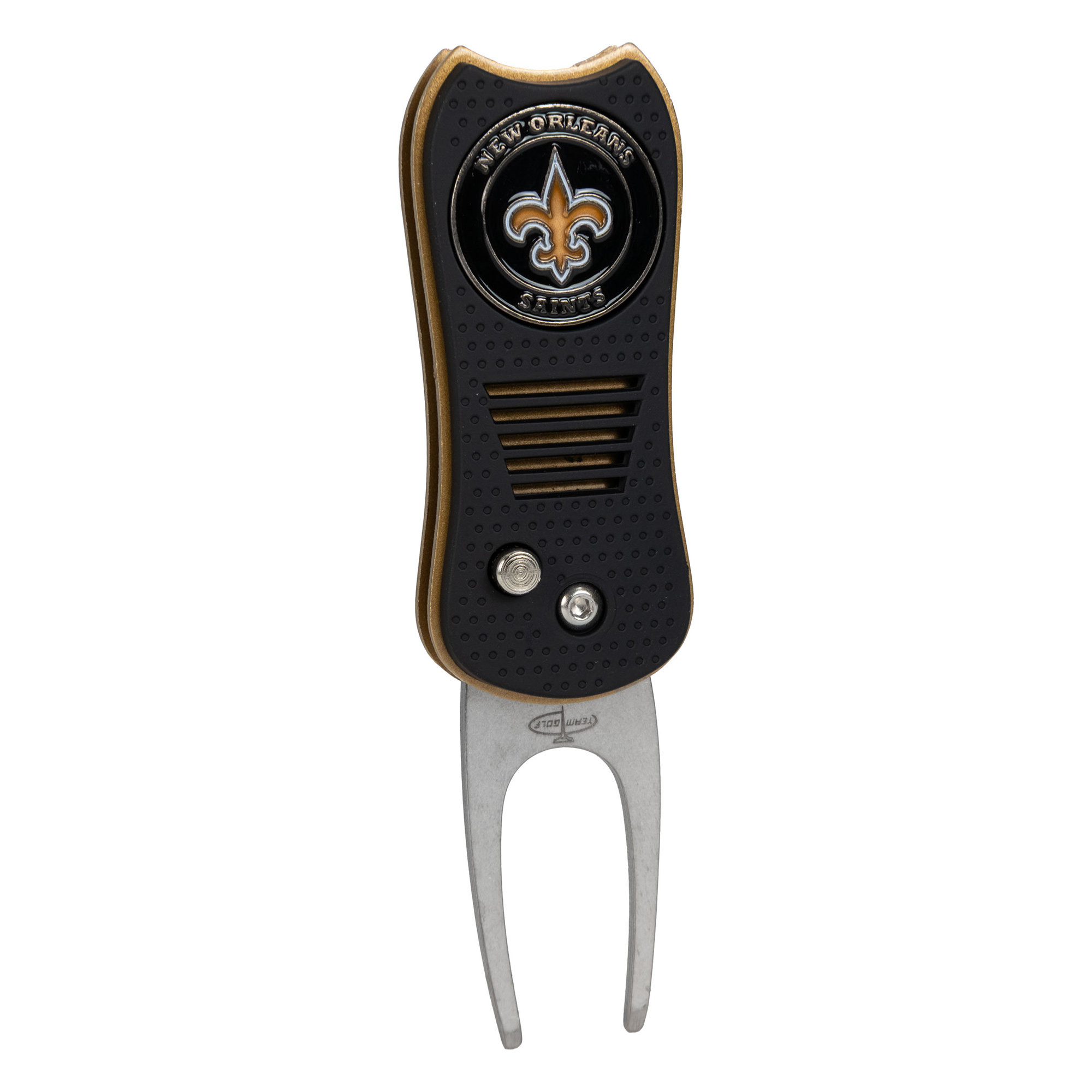New Orleans Saints Switchblade Divot Tool With Magnetic Ball Marker