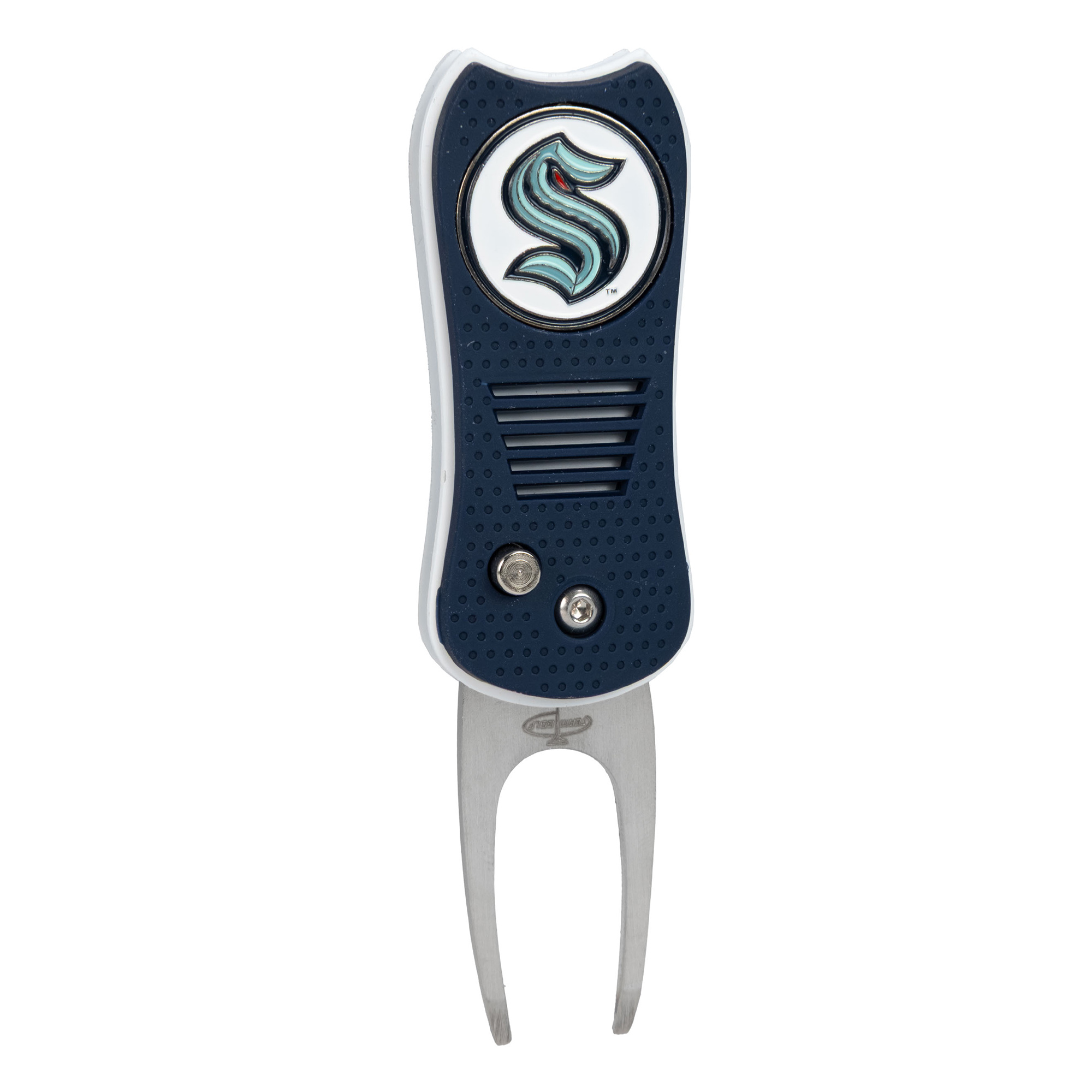 Seattle Kraken Switchblade Divot Tool With Magnetic Ball Marker Seattle Kraken Switchblade Divot Tool With Magnetic Ball Marker