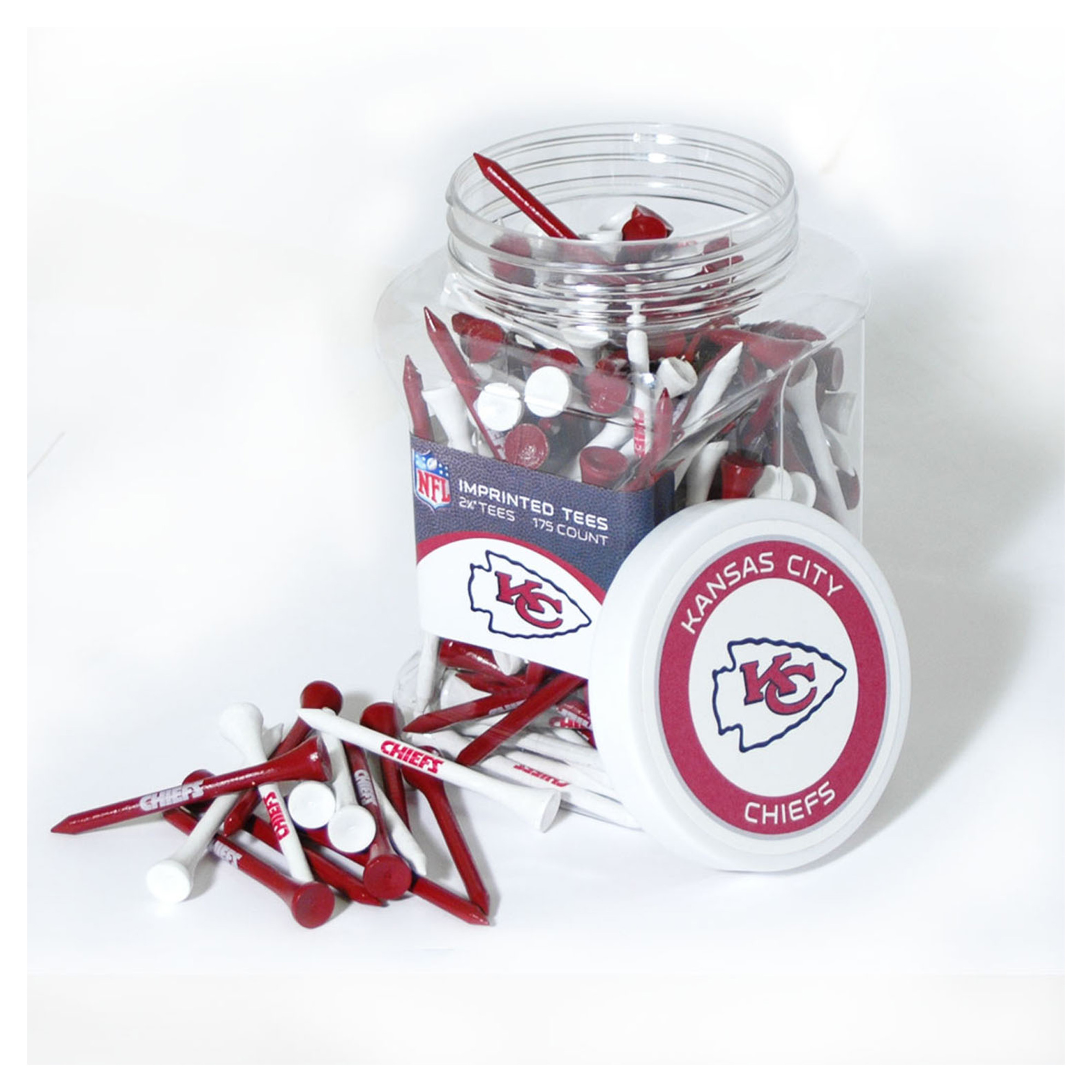 Kansas City Chiefs Jar of 175 Tees