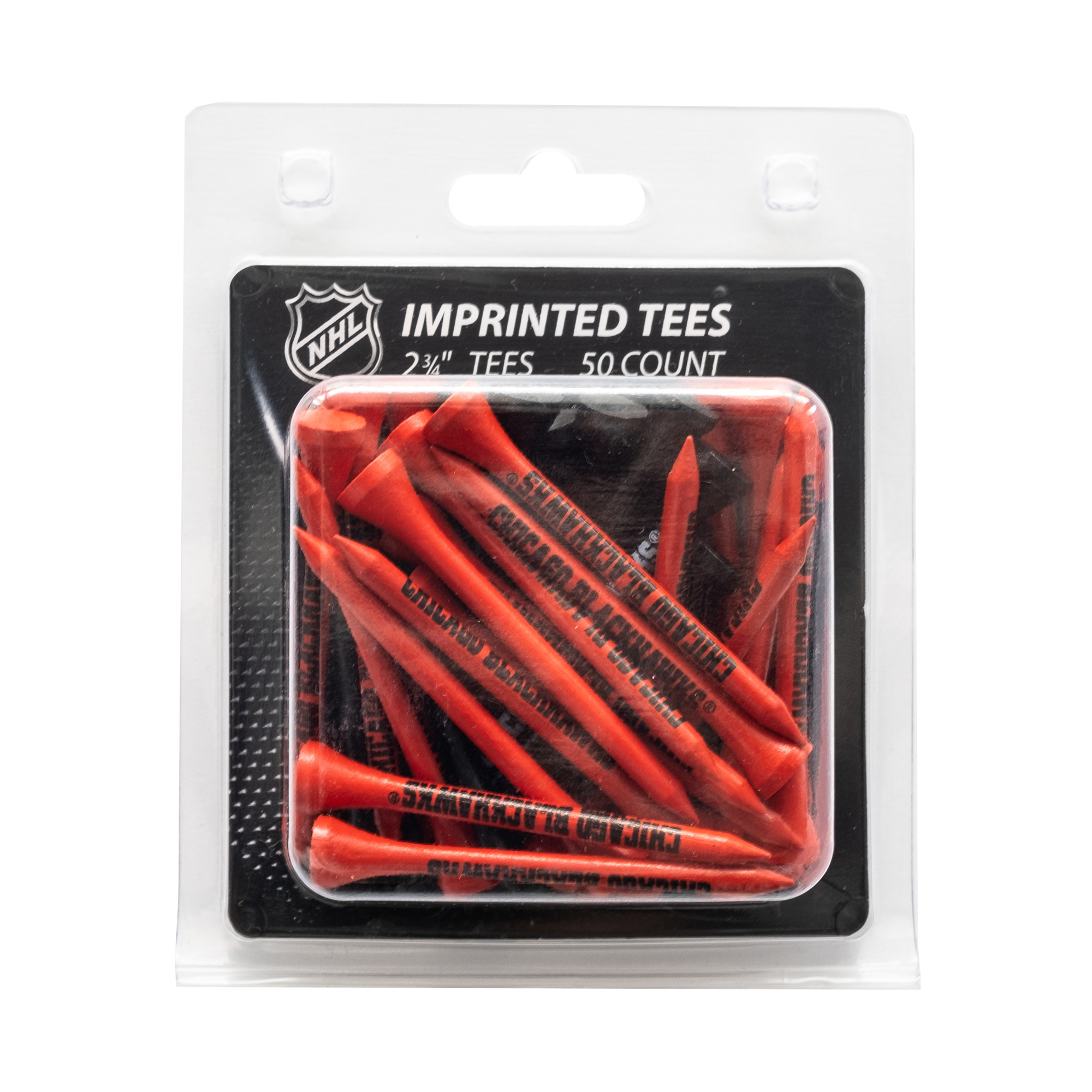 Chicago Blackhawks 50-Pack Golf Tee Set