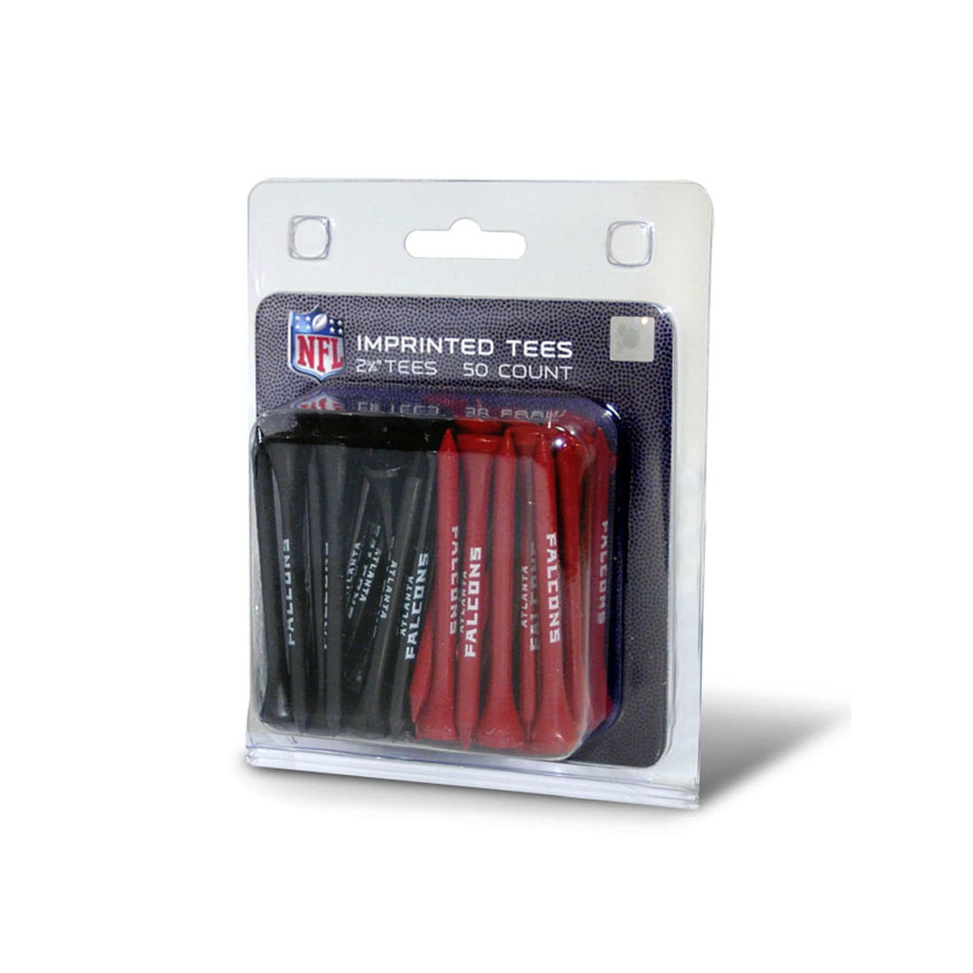 Atlanta Falcons 50-Pack Golf Tee Set Atlanta Falcons 50-Pack Golf Tee Set