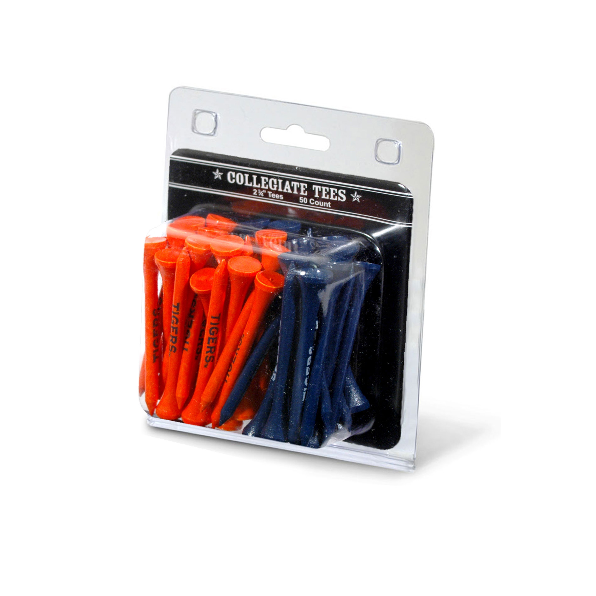 Auburn Tigers 50-Pack Golf Tee Set Auburn Tigers 50-Pack Golf Tee Set