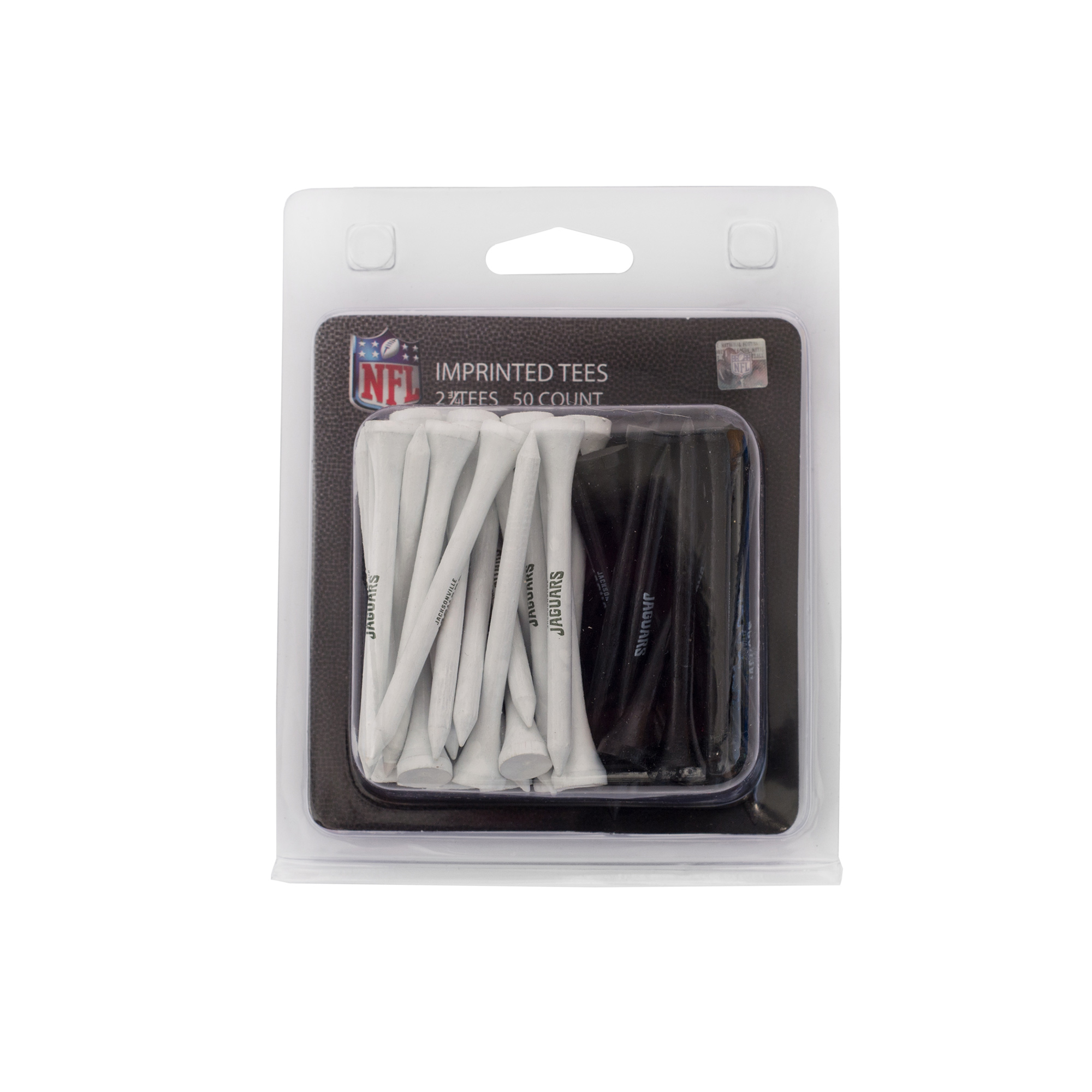 Jacksonville Jaguars 50-Pack Golf Tee Set